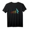 Windsurfen Evolution Surfer Wassersport Windsurfen T-Shirt – Lustiges Motiv für Wassersportler, Surfer und Windsurflehrer