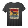 Briefmarke mit Sonnenuntergang Pferd Fohlen T-Shirt – Perfekt für Tier- und Briefmarkenliebhaber