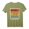 Briefmarke mit Sonnenuntergang Pferd Fohlen T-Shirt – Perfekt für Tier- und Briefmarkenliebhaber