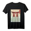 Japanisches Kunst-Tempel Briefmarke Langarmshirt – Exklusives Design für Japan-Liebhaber, Otaku & Anime-Fans, perfektes Geschenk für jeden Anlass