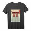 Japanisches Kunst-Tempel Briefmarke Langarmshirt – Exklusives Design für Japan-Liebhaber, Otaku & Anime-Fans, perfektes Geschenk für jeden Anlass