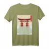 Japanisches Kunst-Tempel Briefmarke Langarmshirt – Exklusives Design für Japan-Liebhaber, Otaku & Anime-Fans, perfektes Geschenk für jeden Anlass