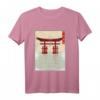 Japanisches Kunst-Tempel Briefmarke Langarmshirt – Exklusives Design für Japan-Liebhaber, Otaku & Anime-Fans, perfektes Geschenk für jeden Anlass