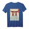 Japanisches Kunst-Tempel Briefmarke Langarmshirt – Exklusives Design für Japan-Liebhaber, Otaku & Anime-Fans, perfektes Geschenk für jeden Anlass