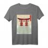 Japanisches Kunst-Tempel Briefmarke Langarmshirt – Exklusives Design für Japan-Liebhaber, Otaku & Anime-Fans, perfektes Geschenk für jeden Anlass