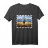 Ukraine Briefmarke Kriegsschiff T-Shirt - Für Frieden, Solidarität & gegen den Krieg mit Vintage Retro Design