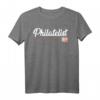 Philatelist Briefmarke T-Shirt - Lustiges Hobby Geschenk für Briefmarkensammler und Philatelisten mit Sammeln Spruch