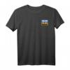 Vintage Ukraine Briefmarken-Flagge T-Shirt - Patriotisches Design für Unterstützung und Stolz auf die Ukraine