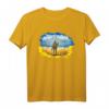 Ukraine Briefmarke Kriegsschiff T-Shirt – Frieden, Solidarität & Anti-Krieg Design für Unterstützer
