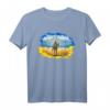 Ukraine Briefmarke Kriegsschiff T-Shirt – Frieden, Solidarität & Anti-Krieg Design für Unterstützer