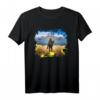 Vintage Ukraine Briefmarkenflagge Pride T-Shirt – Unterstützung für die Ukraine, patriotisches Heritage Shirt
