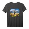 Vintage Ukraine Briefmarkenflagge Pride T-Shirt – Unterstützung für die Ukraine, patriotisches Heritage Shirt
