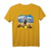 Vintage Ukraine Briefmarkenflagge Pride T-Shirt – Unterstützung für die Ukraine, patriotisches Heritage Shirt