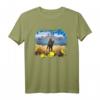 Vintage Ukraine Briefmarkenflagge Pride T-Shirt – Unterstützung für die Ukraine, patriotisches Heritage Shirt