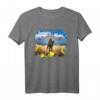Vintage Ukraine Briefmarkenflagge Pride T-Shirt – Unterstützung für die Ukraine, patriotisches Heritage Shirt