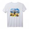 Vintage Ukraine Briefmarkenflagge Pride T-Shirt – Unterstützung für die Ukraine, patriotisches Heritage Shirt