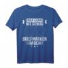 Briefmarken Sammeln T-Shirt - Für Philatelisten und Briefmarkenliebhaber, Design für Sammler aus aller Welt