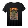 HapMonkey Japan Kaiju Gemüse Brokkoli Anime Halbarm T-Shirt Schwarz – Perfektes Geschenk für Anime, Manga & Japan Liebhaber