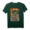 HapMonkey Japan Kaiju Gemüse Brokkoli Anime Halbarm T-Shirt Schwarz – Perfektes Geschenk für Anime, Manga & Japan Liebhaber