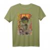 HapMonkey Japan Kaiju Gemüse Brokkoli Anime Halbarm T-Shirt Schwarz – Perfektes Geschenk für Anime, Manga & Japan Liebhaber