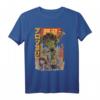 HapMonkey Japan Kaiju Gemüse Brokkoli Anime Halbarm T-Shirt Schwarz – Perfektes Geschenk für Anime, Manga & Japan Liebhaber
