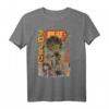 HapMonkey Japan Kaiju Gemüse Brokkoli Anime Halbarm T-Shirt Schwarz – Perfektes Geschenk für Anime, Manga & Japan Liebhaber