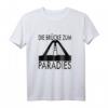 Fehmarn - Die Brücke zum Paradies Ostsee T-Shirt für Urlauber und Insel-Liebhaber
