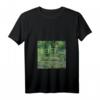 Damen Monets Seerosen und japanische Brücke T-Shirt mit V-Ausschnitt – Künstlermotiv für Kunstliebhaberinnen