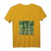 Damen Monets Seerosen und japanische Brücke T-Shirt mit V-Ausschnitt – Künstlermotiv für Kunstliebhaberinnen