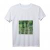 Damen Monets Seerosen und japanische Brücke T-Shirt mit V-Ausschnitt – Künstlermotiv für Kunstliebhaberinnen