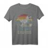 Bigbrosaurus T Rex Dinosaurier-Big Bro Saurus T-Shirt – Lustiges Retro Familiengeschenk für Vater, Bruder & Opa