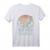 Bigbrosaurus T Rex Dinosaurier-Big Bro Saurus T-Shirt – Lustiges Retro Familiengeschenk für Vater, Bruder & Opa