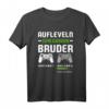 Aufleveln zum Großen Bruder Gamer T-Shirt – Perfekt für Schwangerschaftsverkündung, Babyparty & Baby-Shower 2021