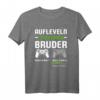 Aufleveln zum Großen Bruder Gamer T-Shirt – Perfekt für Schwangerschaftsverkündung, Babyparty & Baby-Shower 2021