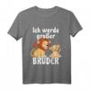 Kinder Großer Bruder T-Shirt für Jungen mit Löwenmotiv – Perfekt als Geschenk zur Geburt, Schwangerschaftsankündigung und für die Vorfreude auf Geschwister
