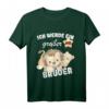 Ich Werde Ein Großer Bruder 2023 Löwen T-Shirt – Süße Schwangerschaftsverkündung für Papa, Oma, Opa und Familie