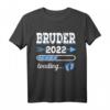 Bruder 2022 Loading T-Shirt - Lustiges Vintage Outfit für zukünftige große Brüder zur Schwangerschafts- und Geburtstagsankündigung 2022