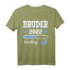 Bruder 2022 Loading T-Shirt - Lustiges Vintage Outfit für zukünftige große Brüder zur Schwangerschafts- und Geburtstagsankündigung 2022