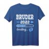 Bruder 2022 Loading T-Shirt - Lustiges Vintage Outfit für zukünftige große Brüder zur Schwangerschafts- und Geburtstagsankündigung 2022