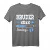 Bruder 2022 Loading T-Shirt - Lustiges Vintage Outfit für zukünftige große Brüder zur Schwangerschafts- und Geburtstagsankündigung 2022