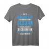 Als Bruder geboren zum Onkel erkoren den Eid des Patenonkel T-Shirt – Perfektes Geschenk zur Patenonkel-Frage