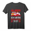 Großer Bruder 2023 Feuerwehr T-Shirt - Geschenk für den werdenden Bruder, Geburtstags- und Geschwistergeschenk