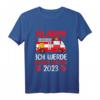 Großer Bruder 2023 Feuerwehr T-Shirt - Geschenk für den werdenden Bruder, Geburtstags- und Geschwistergeschenk