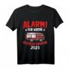 Kinder Ich werde großer Bruder Feuerwehr T-Shirt 2023 - Süßes Geschenk zur Babyankündigung für den großen Bruder