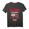 Kinder Ich werde großer Bruder Feuerwehr T-Shirt 2023 - Süßes Geschenk zur Babyankündigung für den großen Bruder