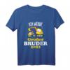 Kinder Ich werde Großer Bruder 2022 Bagger T-Shirt – Stolzes Outfit für zukünftige große Brüder, ideales Geschenk für den neuen Familienzuwachs