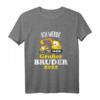 Kinder Ich werde Großer Bruder 2022 Bagger T-Shirt – Stolzes Outfit für zukünftige große Brüder, ideales Geschenk für den neuen Familienzuwachs