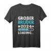 Großer Bruder T-Shirt 2024 – Geschenk zur Geburt für den besten Bruder im Jahr 2024 mit Loading-Design