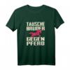 Tausche Bruder Gegen Pferd Familien Reiterin Schwester Reiten T-Shirt – Lustiges Geschenk für Reiterinnen und Reiter mit Humor