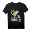 Kinder Ich Werde Großer Bruder 2023 Dino T-Shirt – Lustiges Geschwister Outfit zur Schwangerschaftsverkündung für Jungen